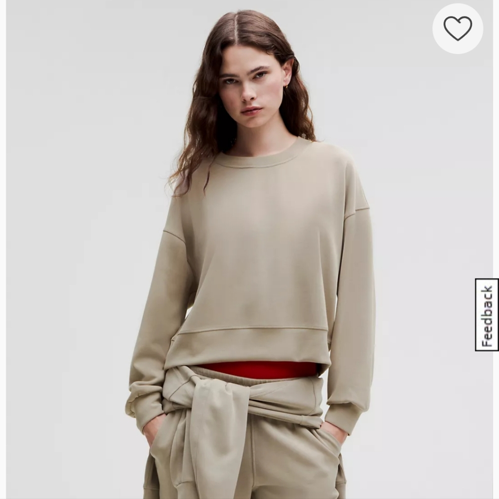 Lululemon Softstreme Cropped Crew